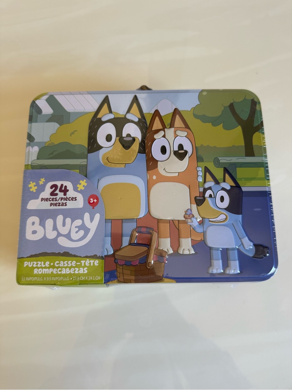 New Bluey 24-Piece Tin Puzzle